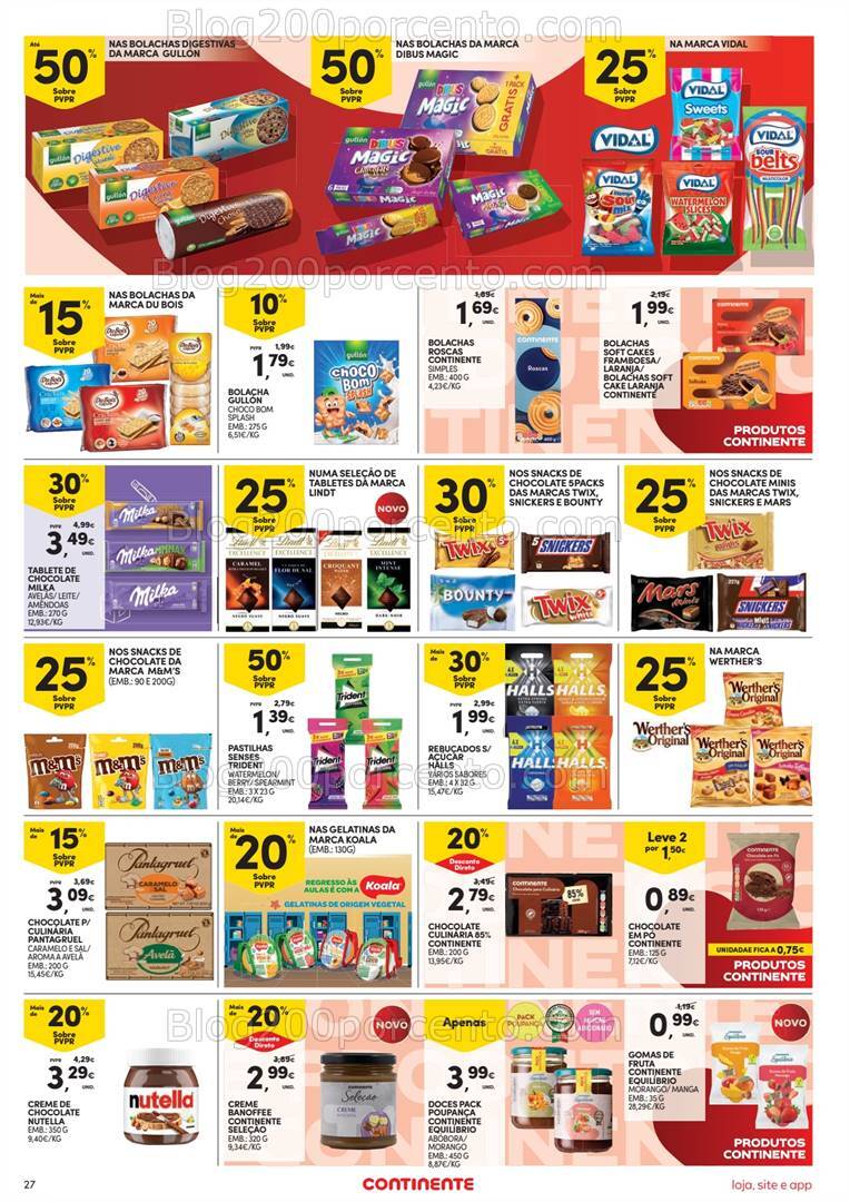 Antevisão Folheto CONTINENTE Promoções de 3 a 9 setembro
