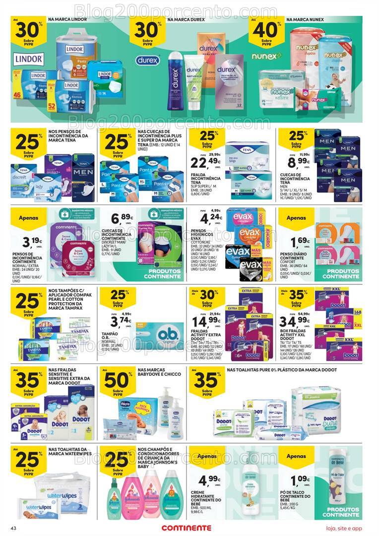 Antevisão Folheto CONTINENTE Promoções de 3 a 9 setembro