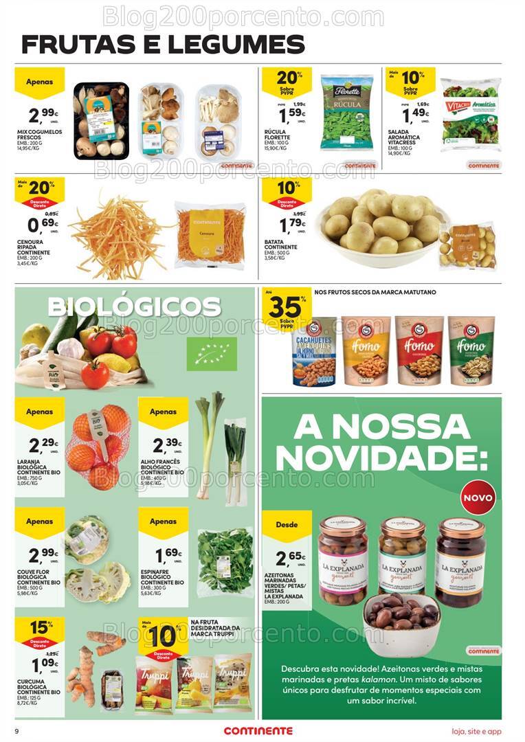 Antevisão Folheto CONTINENTE Promoções de 3 a 9 setembro