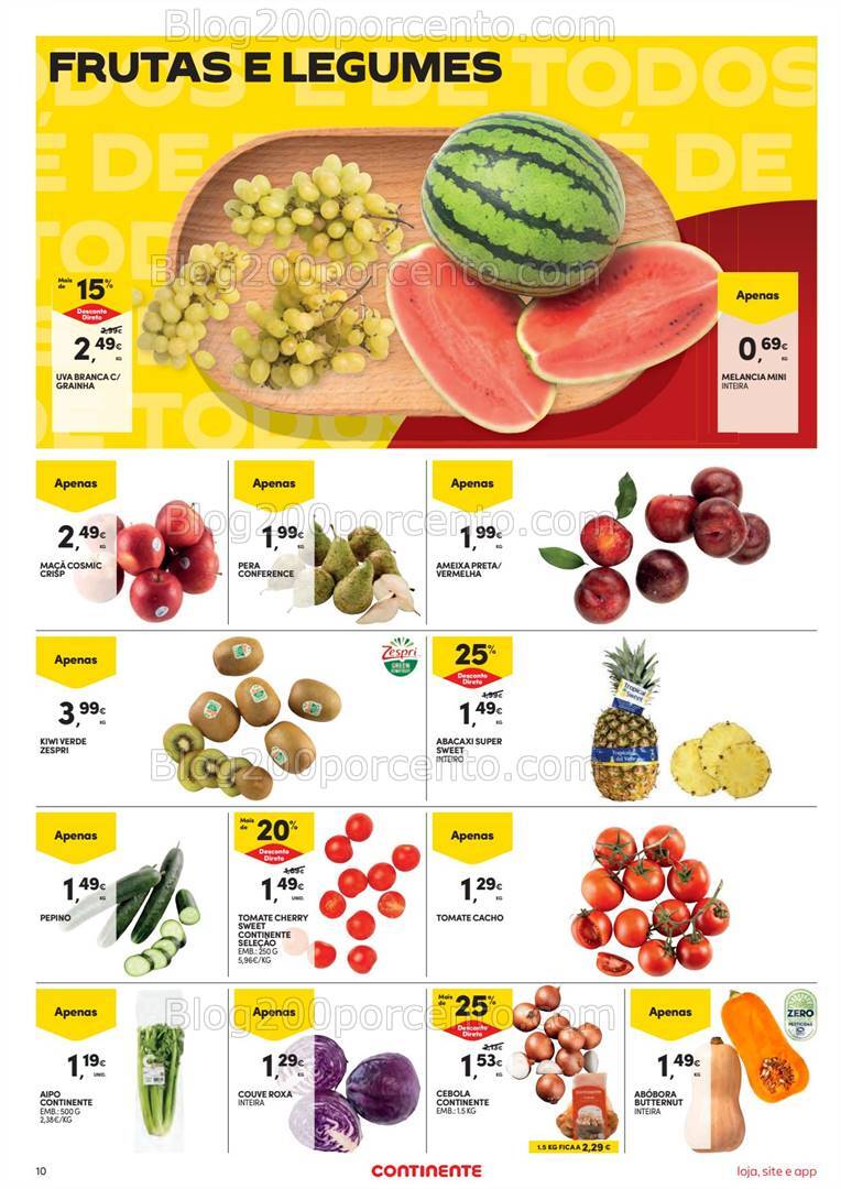 Antevisão Folheto CONTINENTE Promoções de 30 julho a 5 agosto