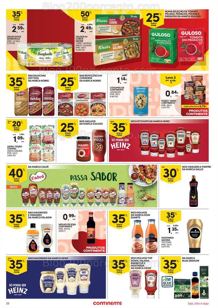 Antevisão Folheto CONTINENTE Promoções de 30 julho a 5 agosto