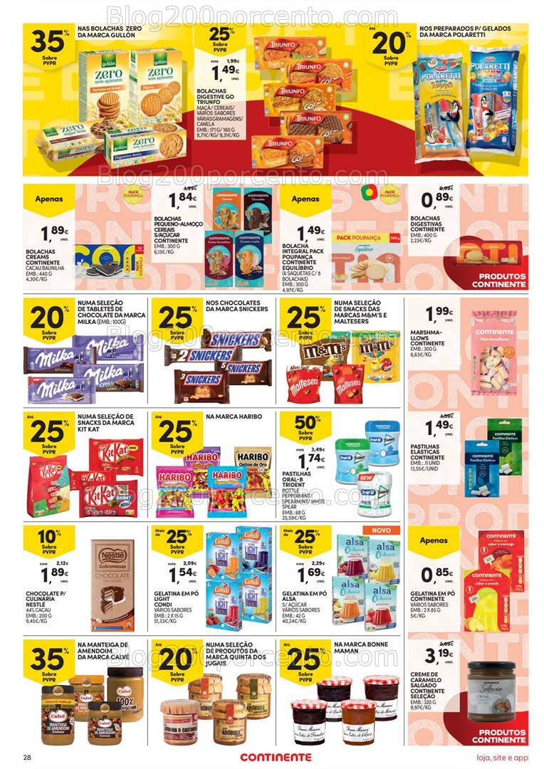 Antevisão Folheto CONTINENTE Promoções de 30 julho a 5 agosto
