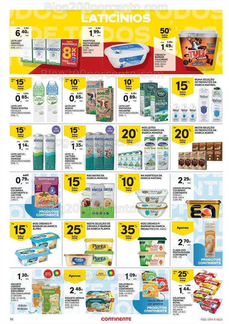 Antevisão Folheto CONTINENTE Promoções de 30 julho a 5 agosto