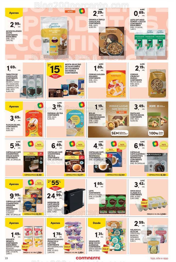 Antevisão Folheto CONTINENTE Feira Marca Própria Promoções de 31 outubro a 6 novembro