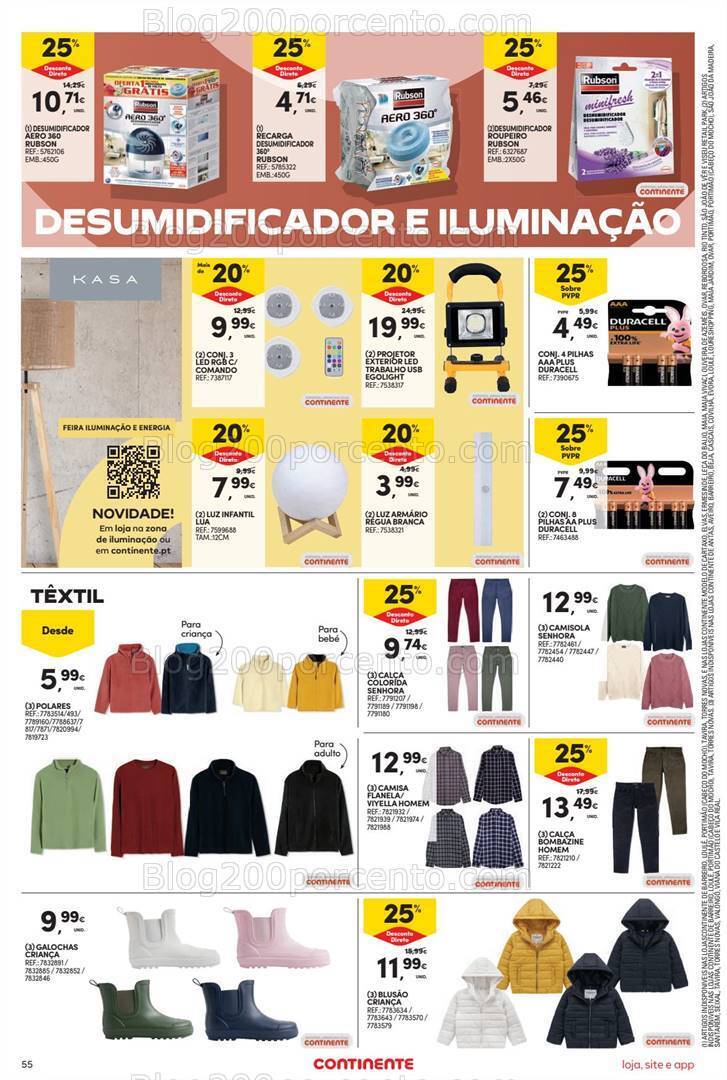 Antevisão Folheto CONTINENTE Bazar Promoções de 31 outubro a 6 novembro