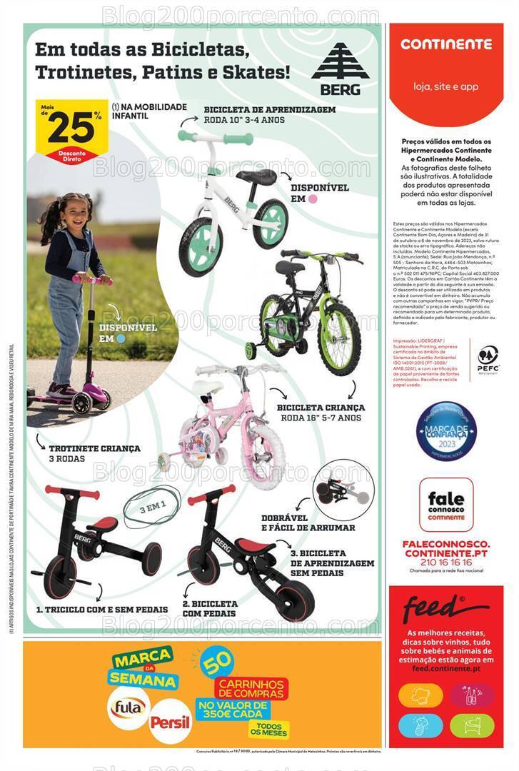 Antevisão Folheto CONTINENTE Bazar Promoções de 31 outubro a 6 novembro