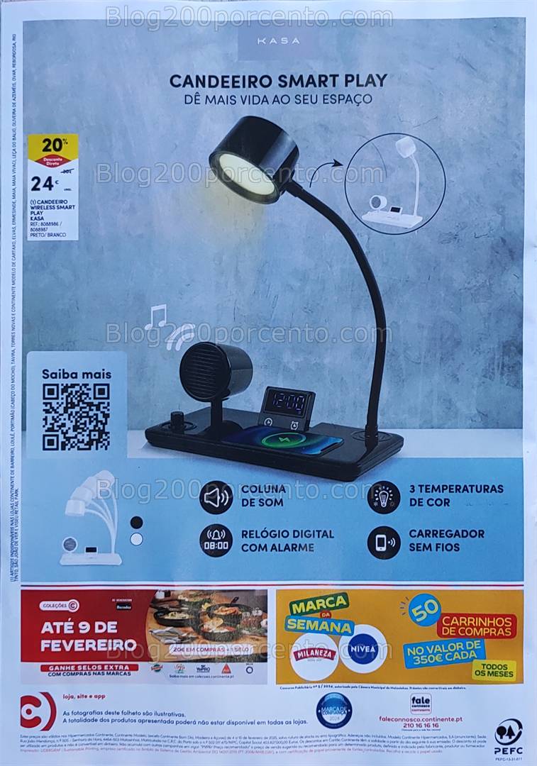 Antevisão Folheto CONTINENTE Bazar Promoções de 4 a 10 fevereiro