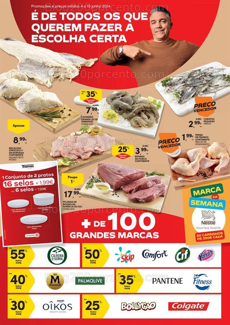 Antevisão Folheto CONTINENTE Promoções de 4 a 10 junho