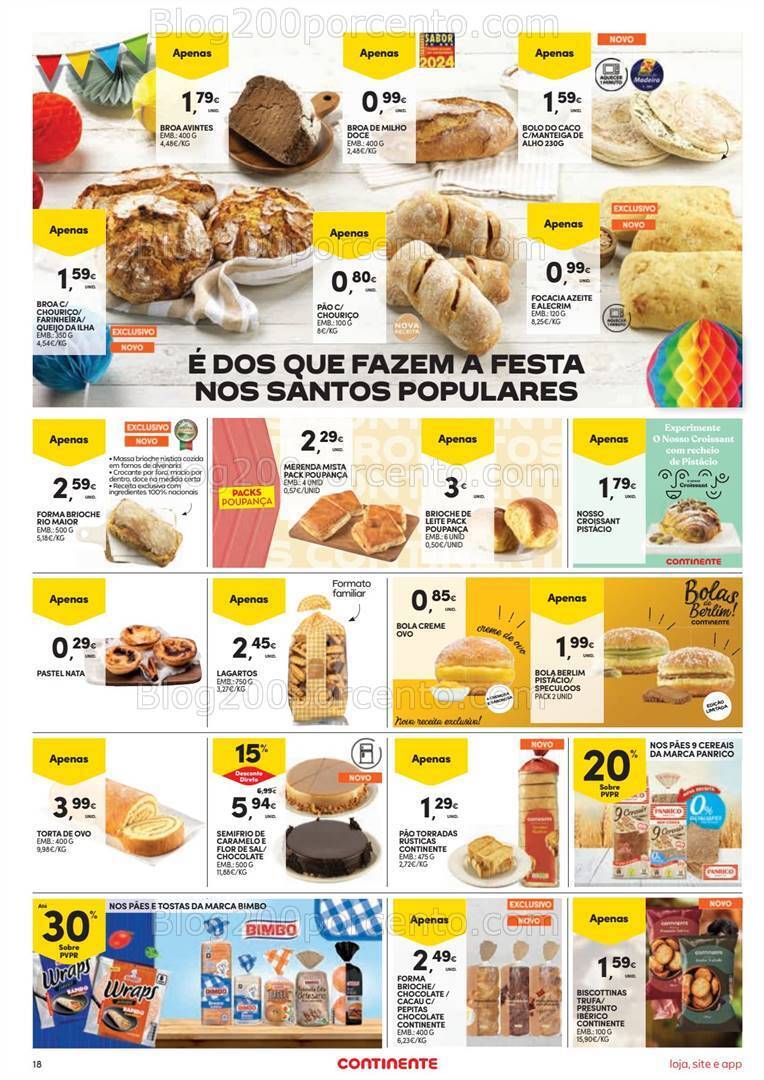 Antevisão Folheto CONTINENTE Promoções de 4 a 10 junho