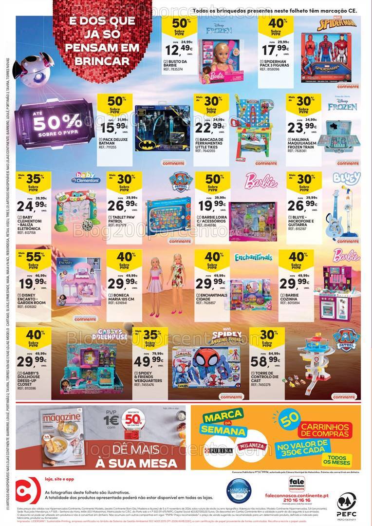 Antevisão Folheto CONTINENTE Promoções de 5 a 11 novembro