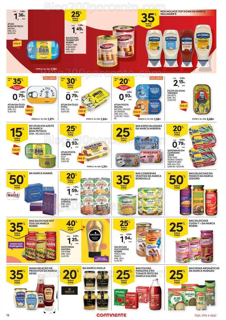 Antevisão Folheto CONTINENTE Promoções de 5 a 11 setembro