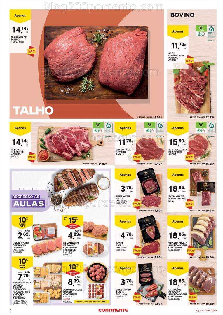 Antevisão Folheto CONTINENTE Promoções de 5 a 11 setembro