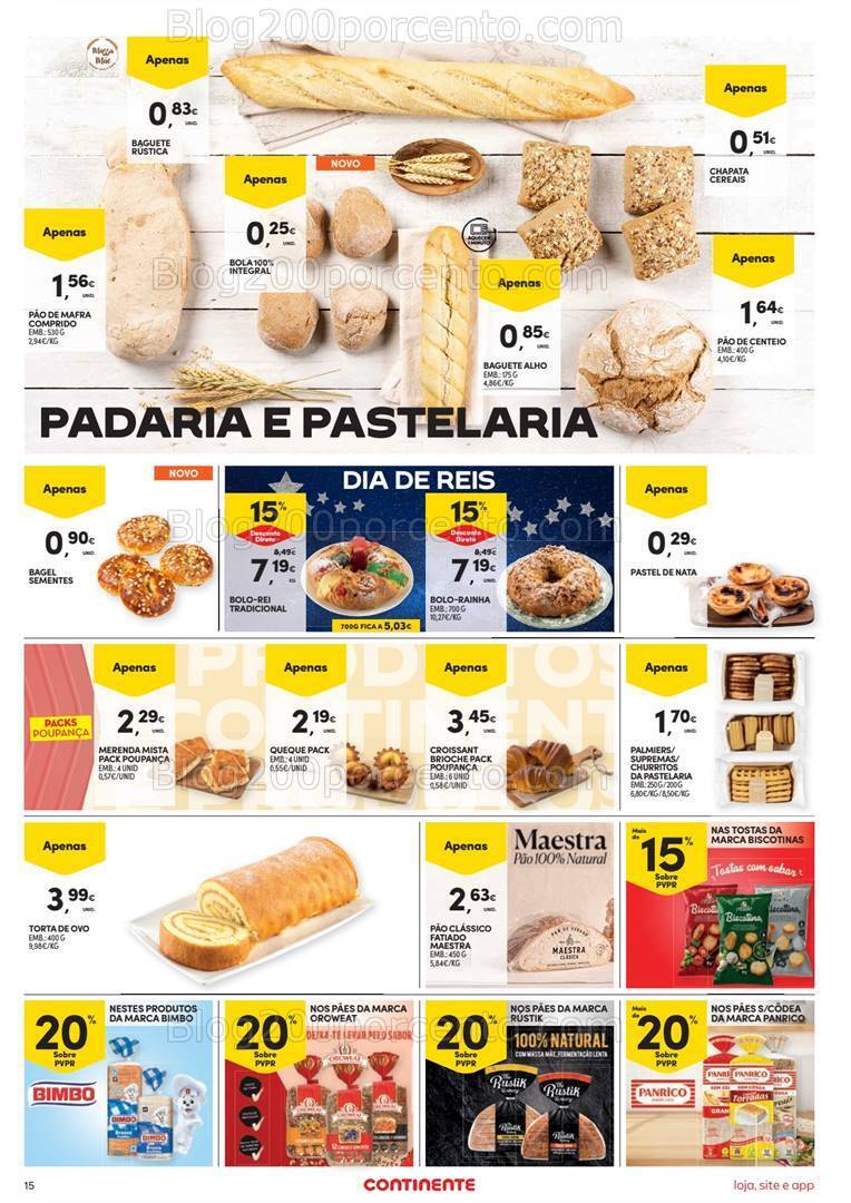 Antevisão Folheto CONTINENTE Promoções de 5 a 8 janeiro