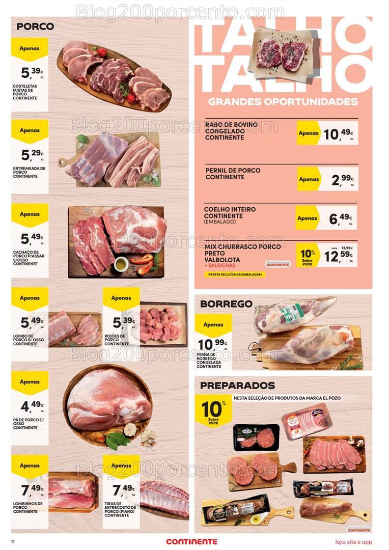 Antevisão Folheto CONTINENTE Promoções de 6 a 12 agosto