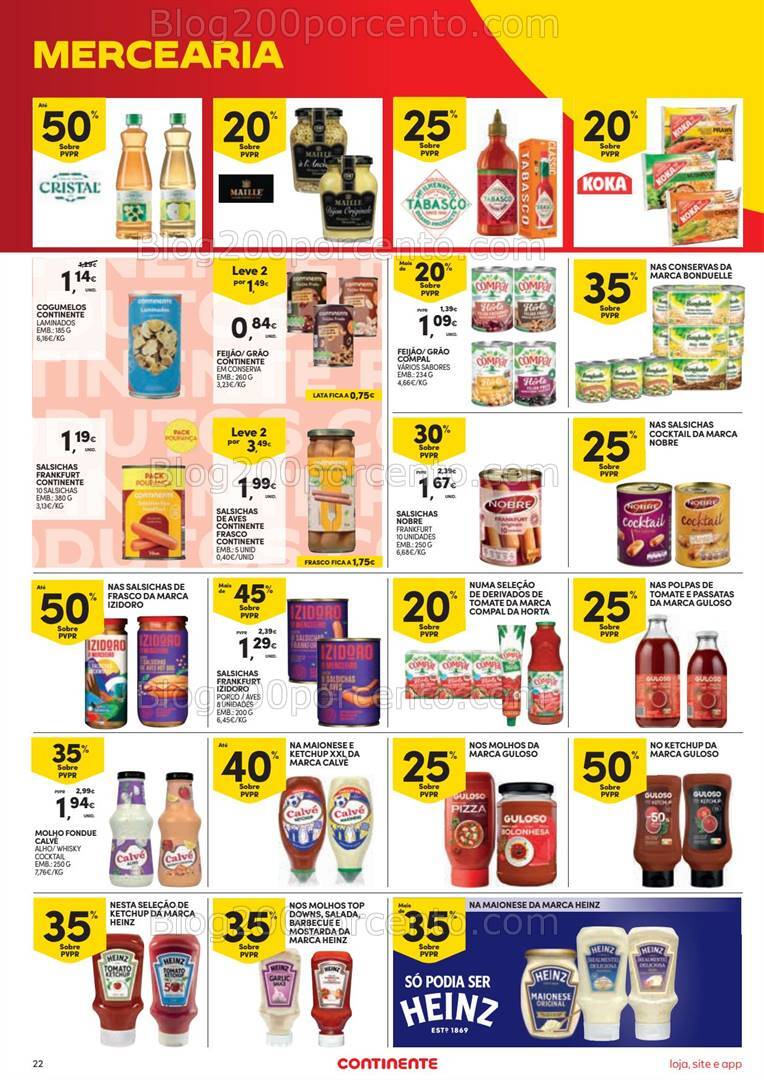 Antevisão Folheto CONTINENTE Promoções de 6 a 12 agosto