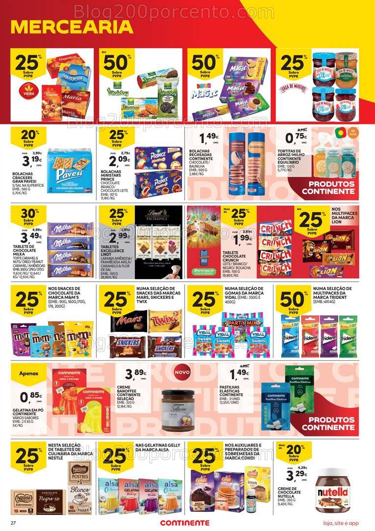 Antevisão Folheto CONTINENTE Promoções de 6 a 12 agosto