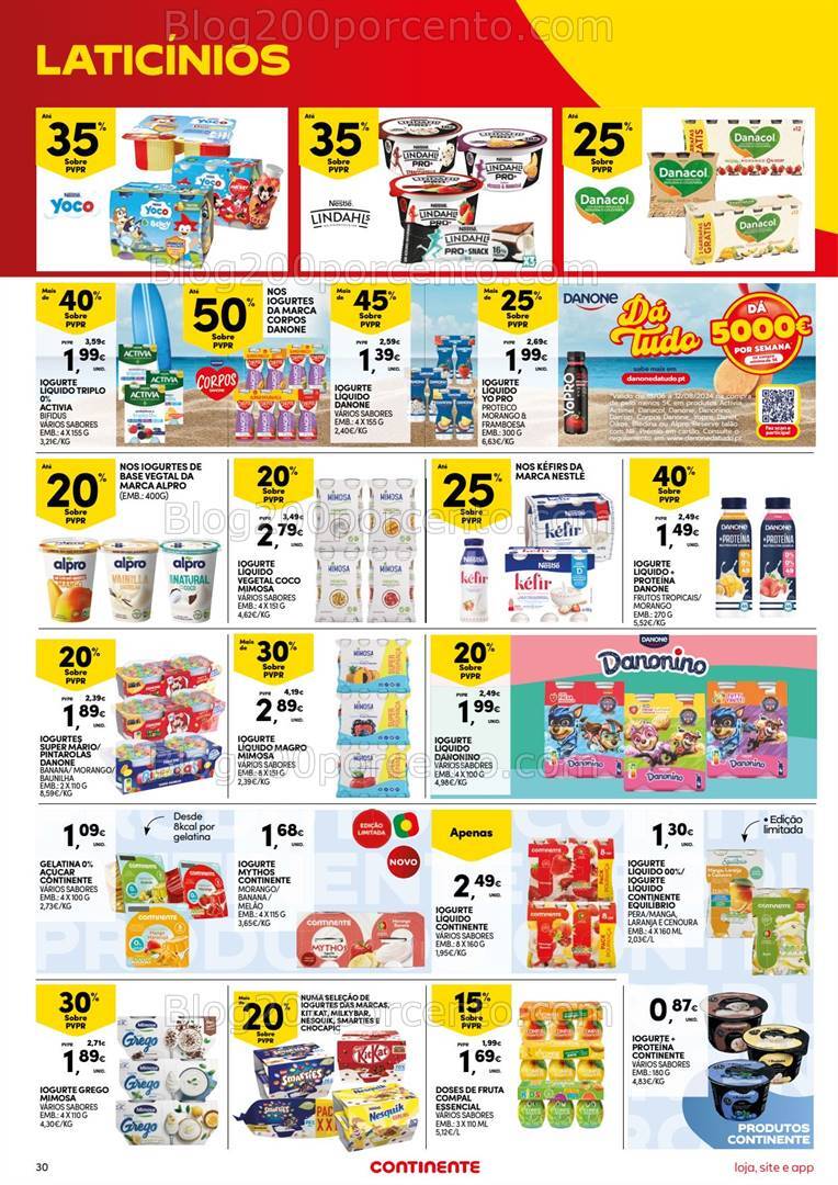 Antevisão Folheto CONTINENTE Promoções de 6 a 12 agosto