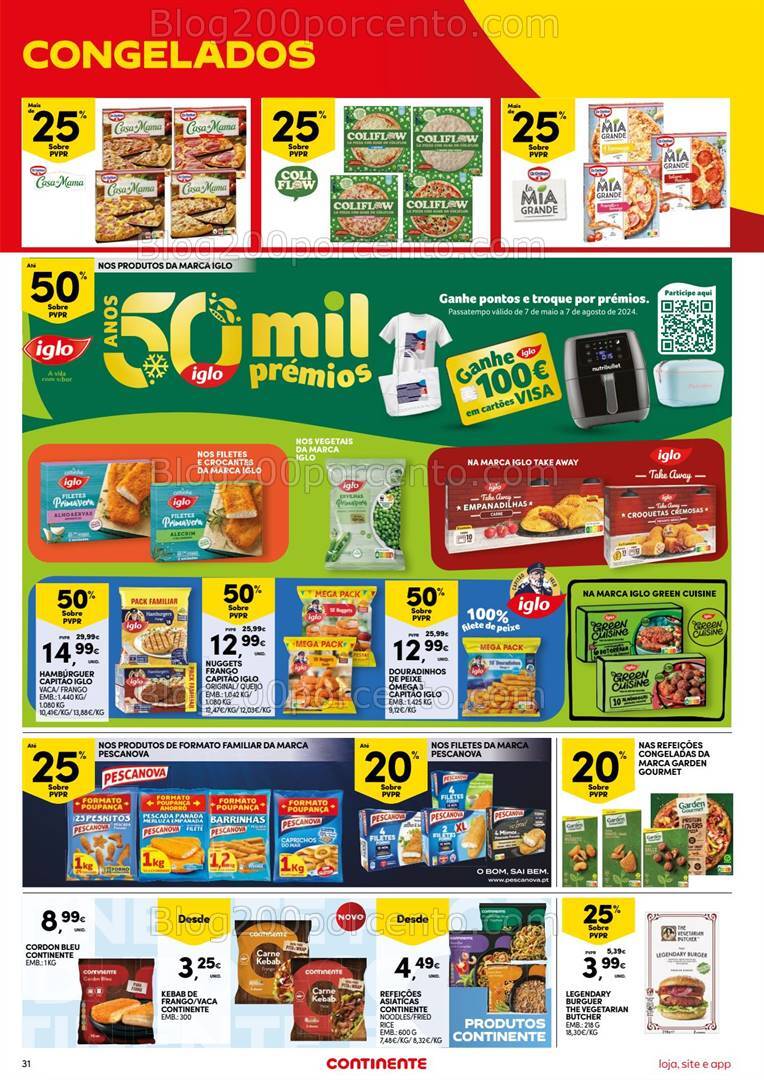 Antevisão Folheto CONTINENTE Promoções de 6 a 12 agosto