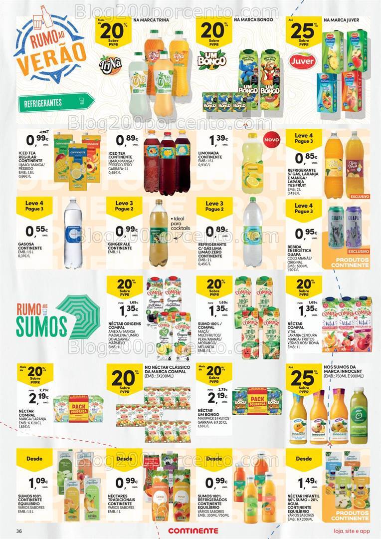 Antevisão Folheto CONTINENTE Promoções de 6 a 12 agosto