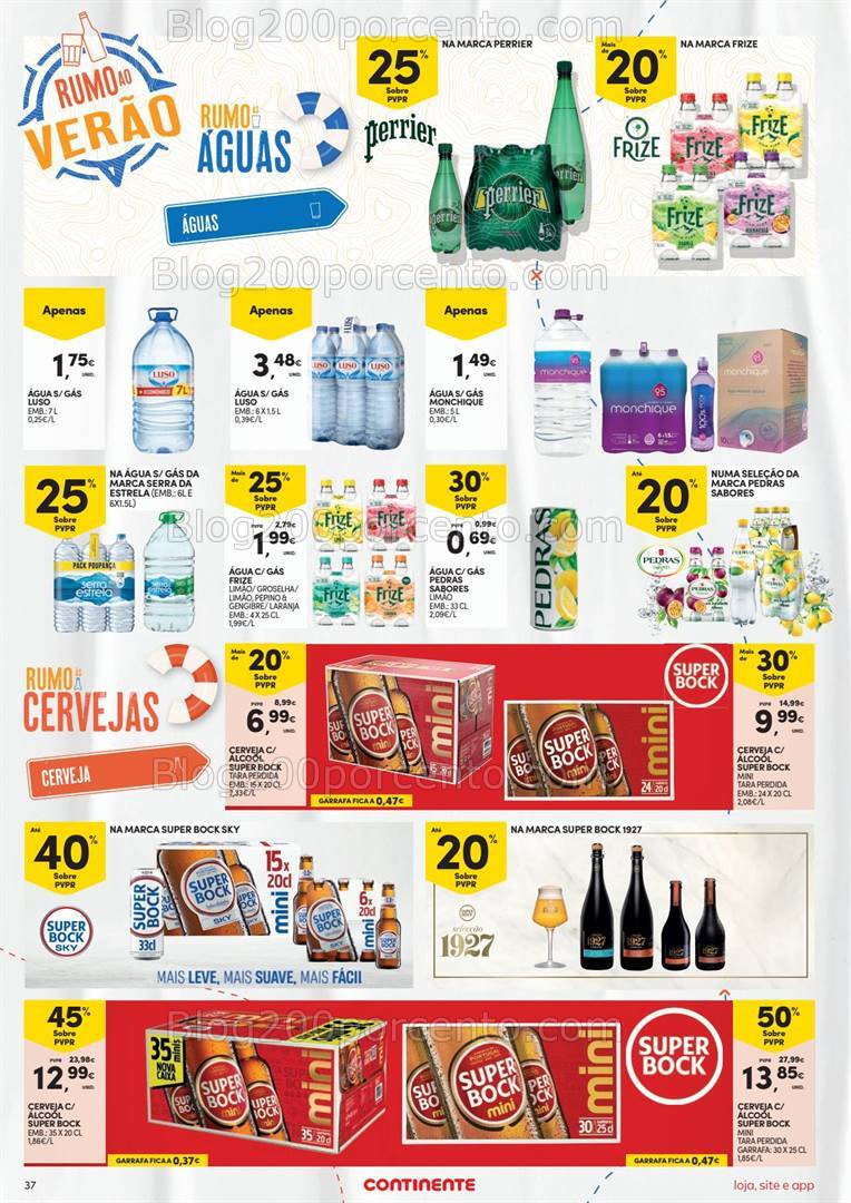 Antevisão Folheto CONTINENTE Promoções de 6 a 12 agosto