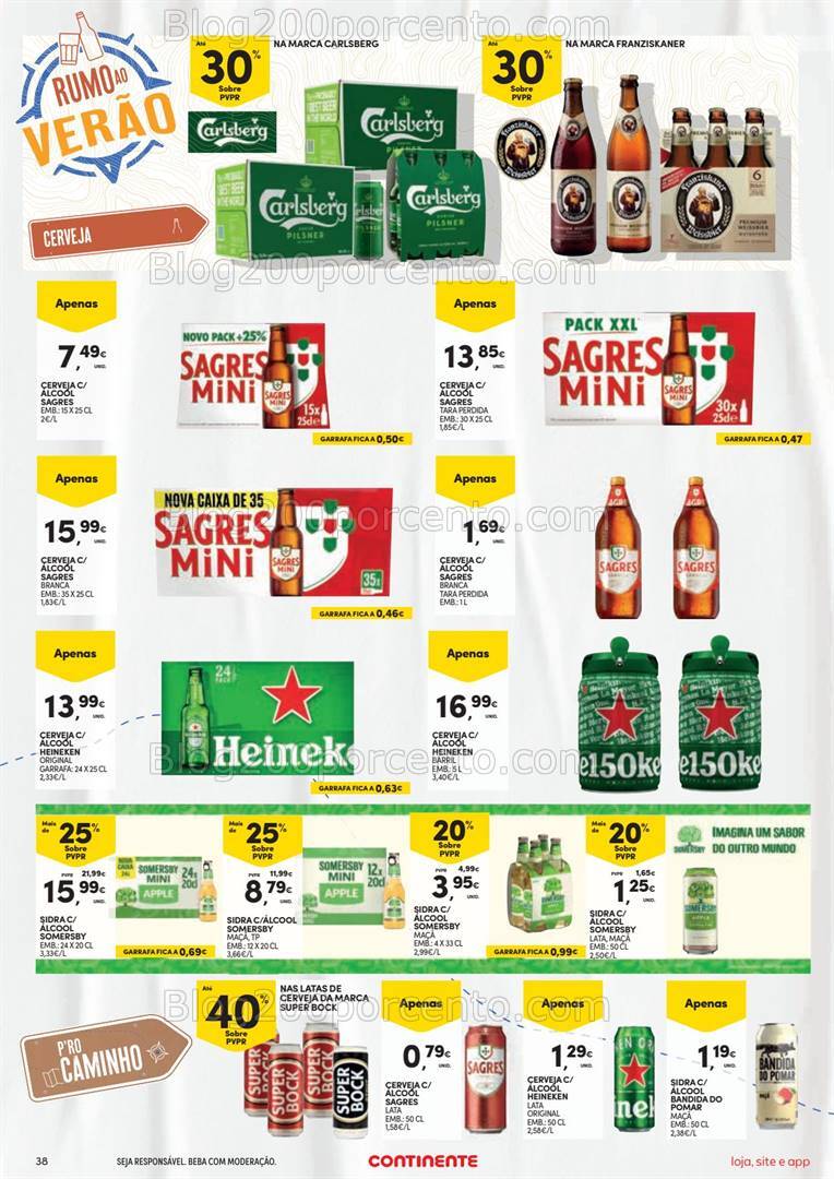Antevisão Folheto CONTINENTE Promoções de 6 a 12 agosto