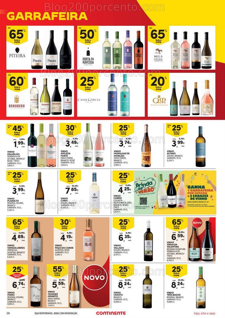 Antevisão Folheto CONTINENTE Promoções de 6 a 12 agosto