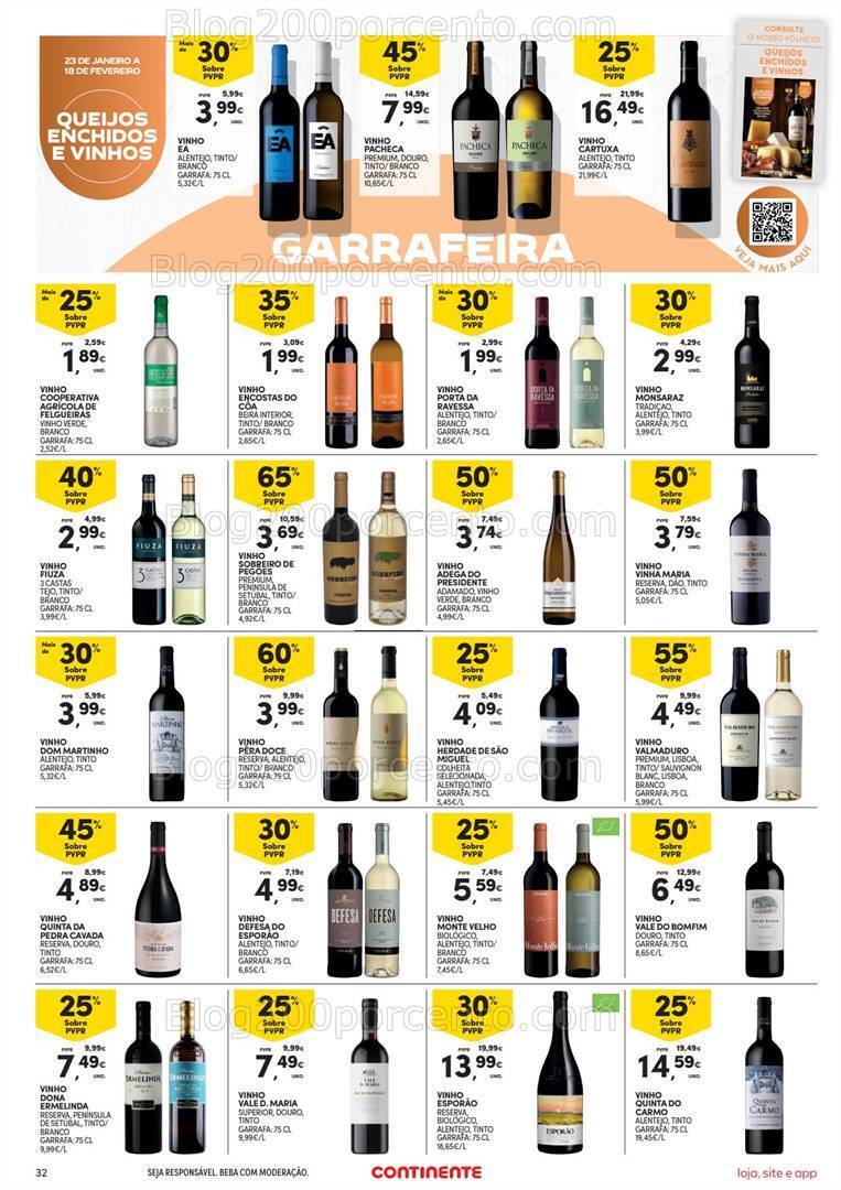 Antevisão Folheto CONTINENTE Promoções de 6 a 12 fevereiro