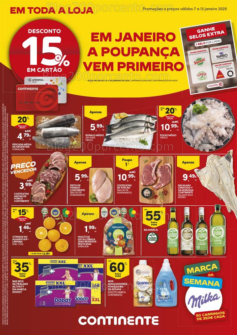 Antevisão Folheto CONTINENTE Promoções de 7 a 13 janeiro