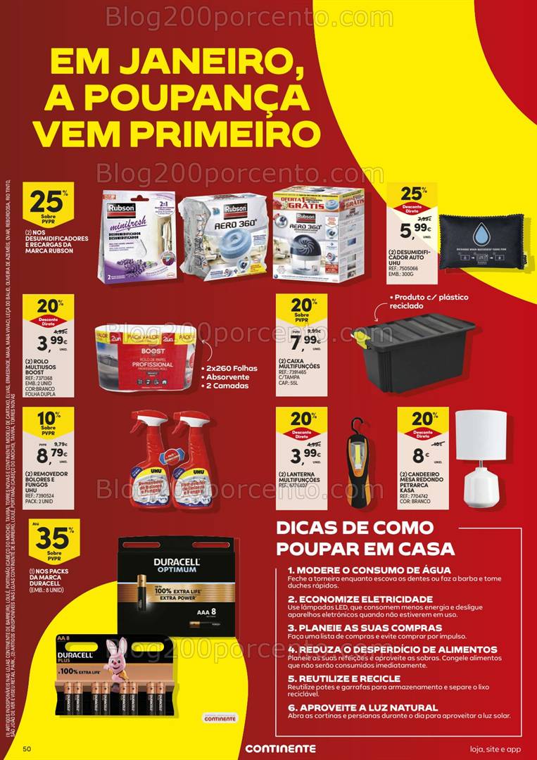 Antevisão Folheto CONTINENTE Bazar Promoções de 7 a 13 janeiro