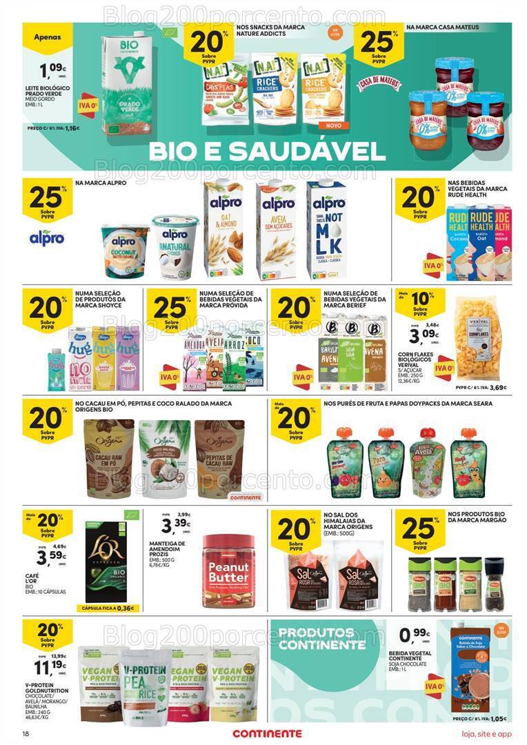 Antevisão Folheto CONTINENTE Promoções de 7 a 13 novembro