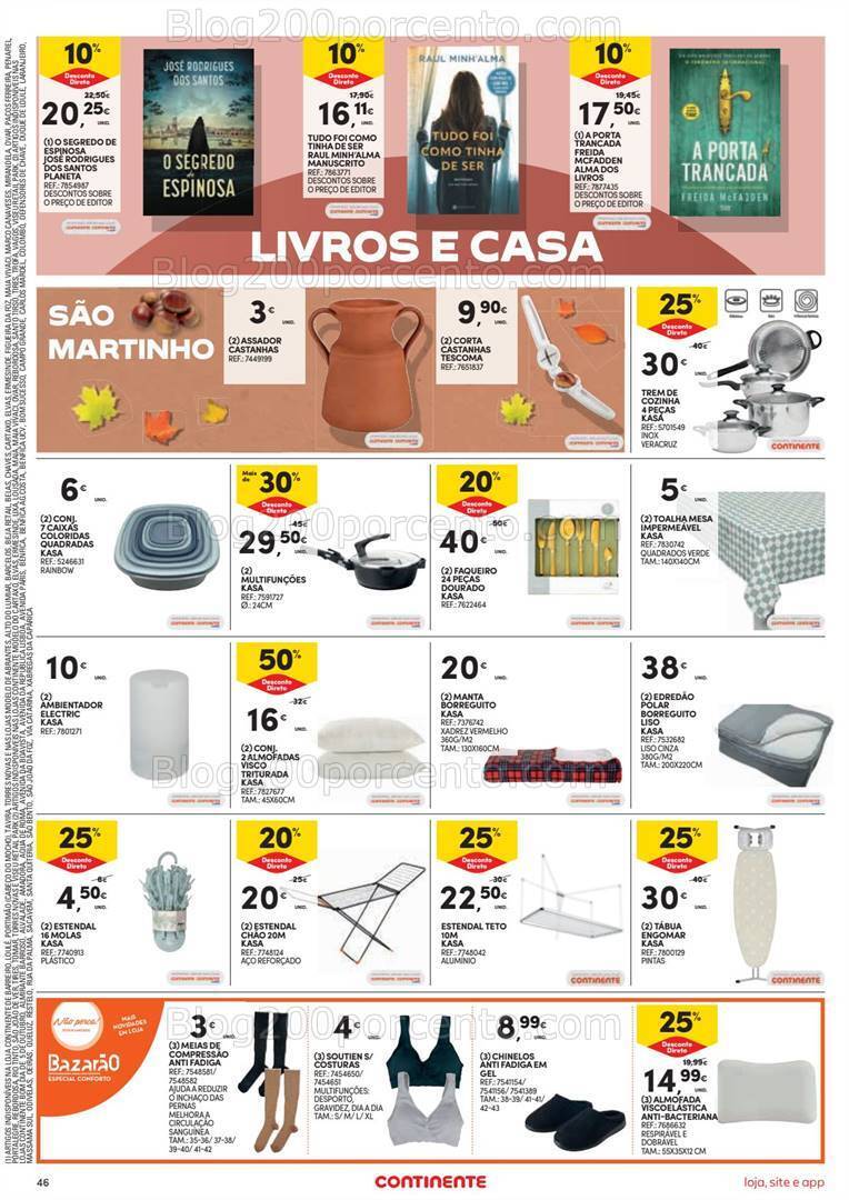 Antevisão Folheto CONTINENTE Promoções de 7 a 13 novembro