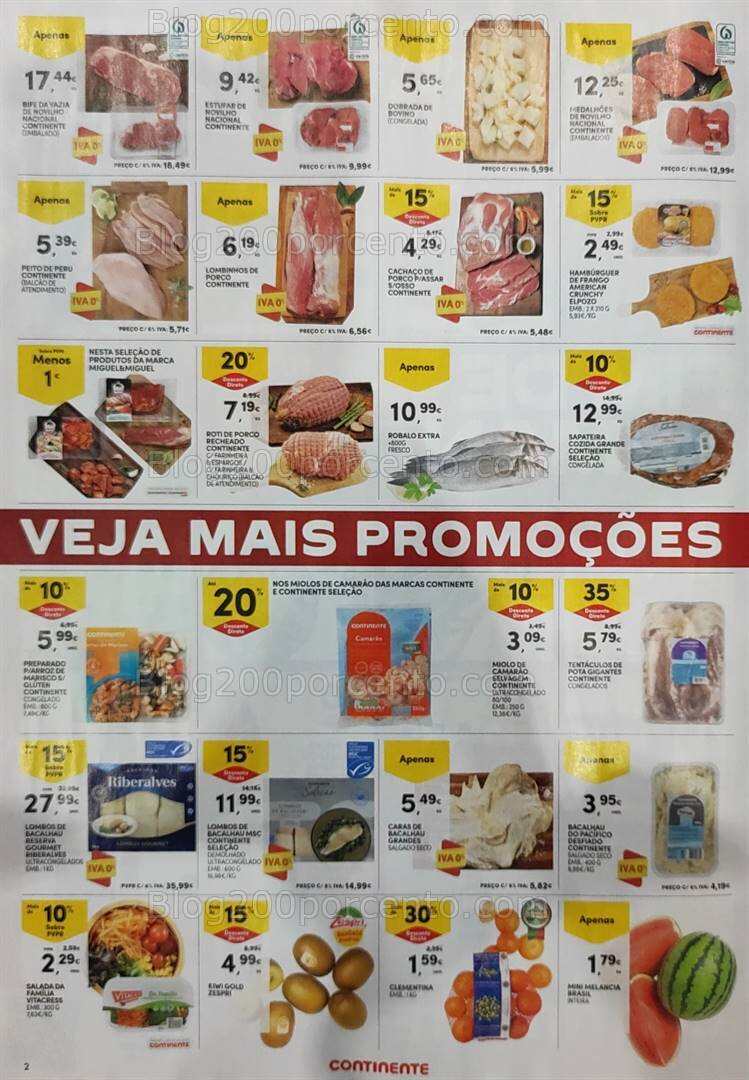 Antevisão Folheto CONTINENTE Promoções Fim de Semana - 8 a 11 dezembro