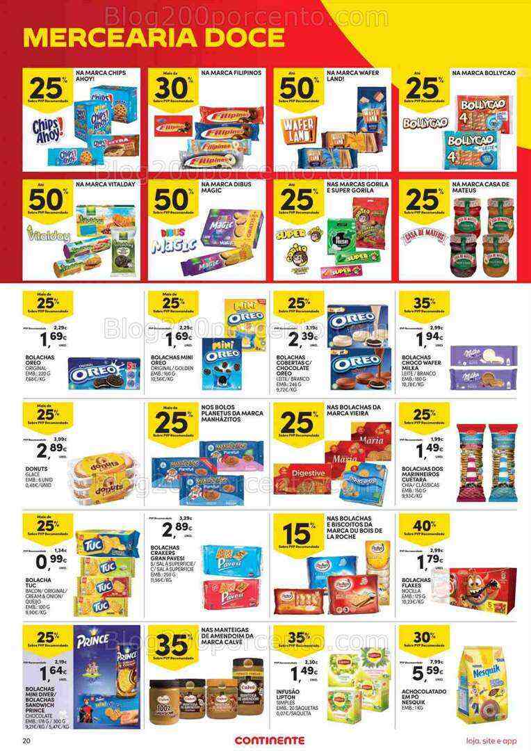 Antevisão Folheto CONTINENTE Promoções de 8 a 14 agosto