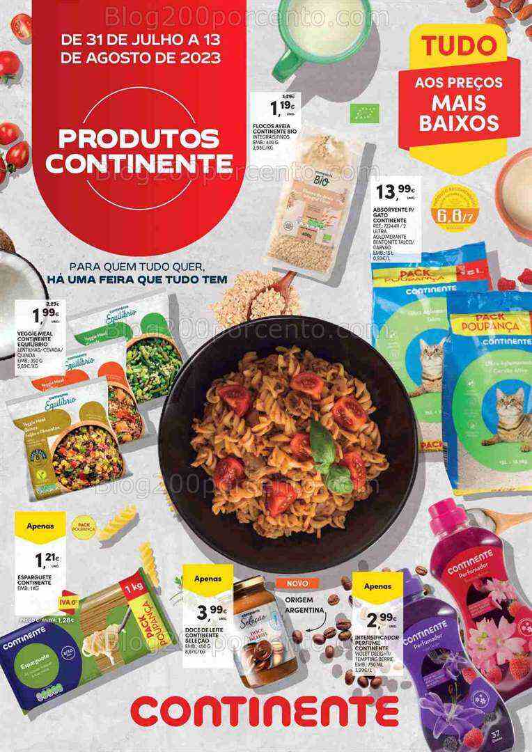 Antevisão Folheto CONTINENTE Promoções de 8 a 14 agosto