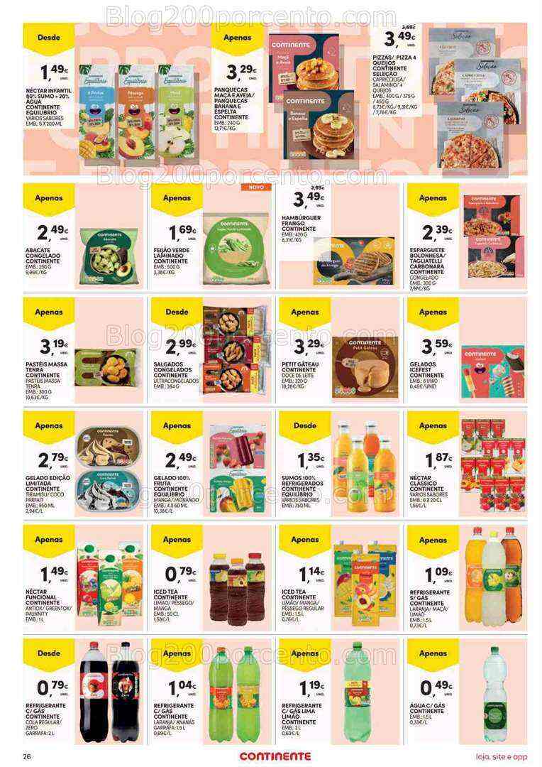 Antevisão Folheto CONTINENTE Promoções de 8 a 14 agosto