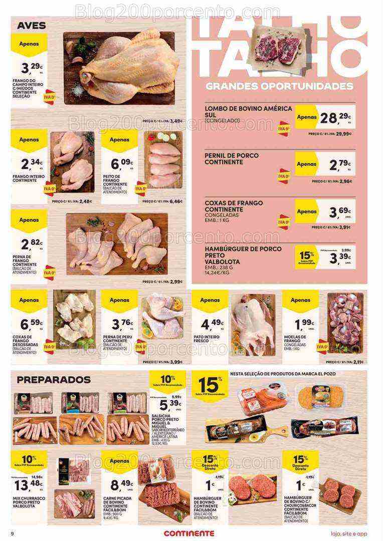 Antevisão Folheto CONTINENTE Promoções de 8 a 14 agosto