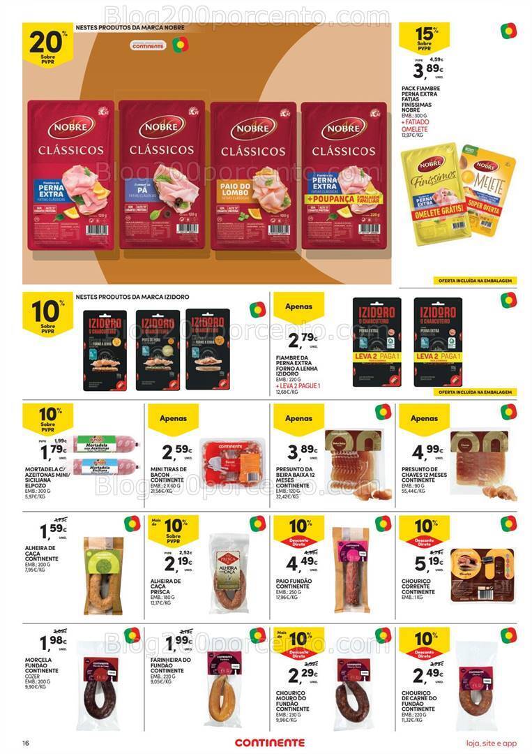 Antevisão Folheto CONTINENTE Promoções de 9 a 15 abril