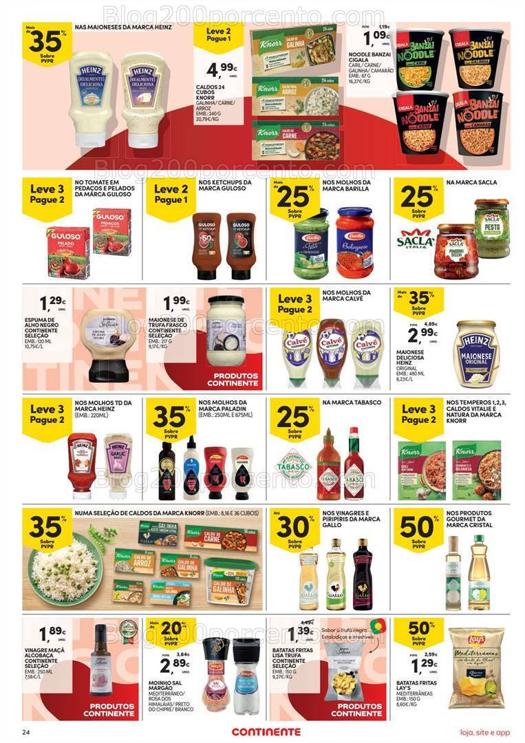 Antevisão Folheto CONTINENTE Promoções de 9 a 15 abril