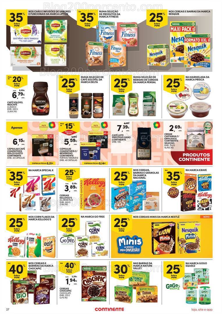 Antevisão Folheto CONTINENTE Promoções de 9 a 15 abril