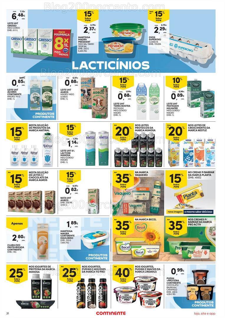 Antevisão Folheto CONTINENTE Promoções de 9 a 15 abril