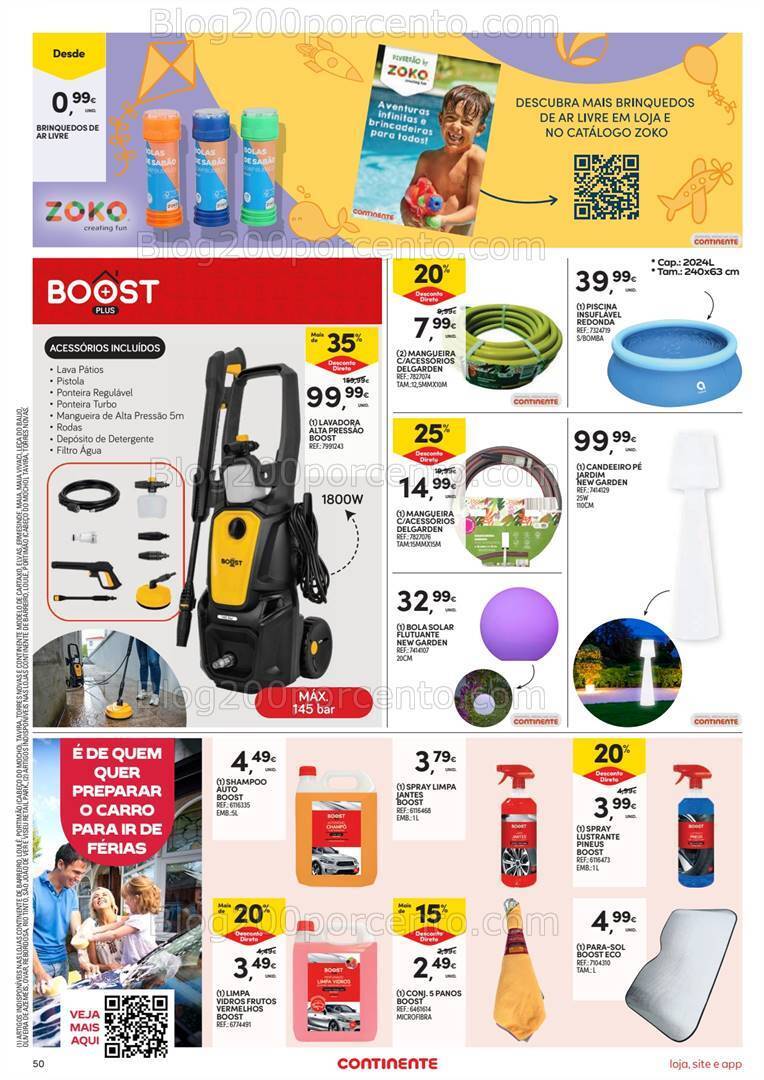 Antevisão Folheto CONTINENTE Bazar Promoções de 9 a 15 julho