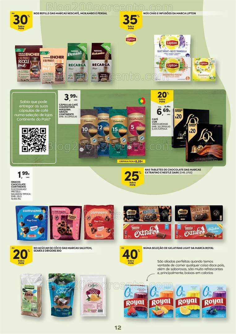 Antevisão Folheto CONTINENTE Alimentação Saudável Promoções de 16 a 28 abril