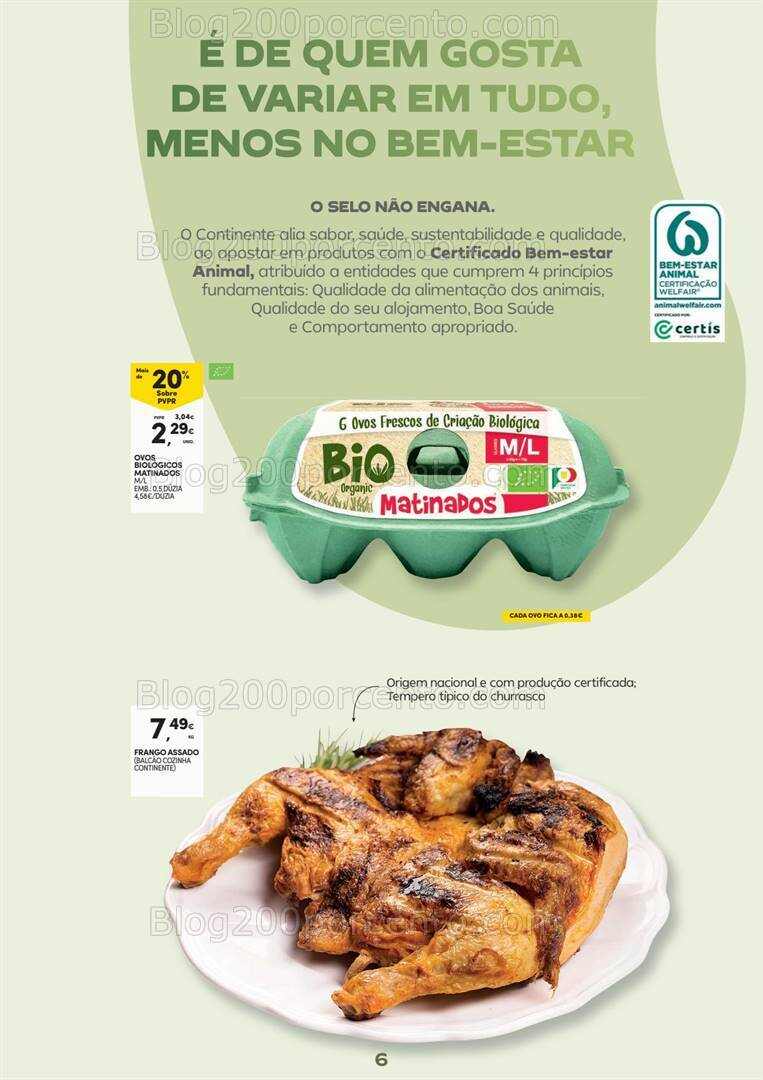Antevisão Folheto CONTINENTE Alimentação Saudável Promoções de 16 a 28 abril