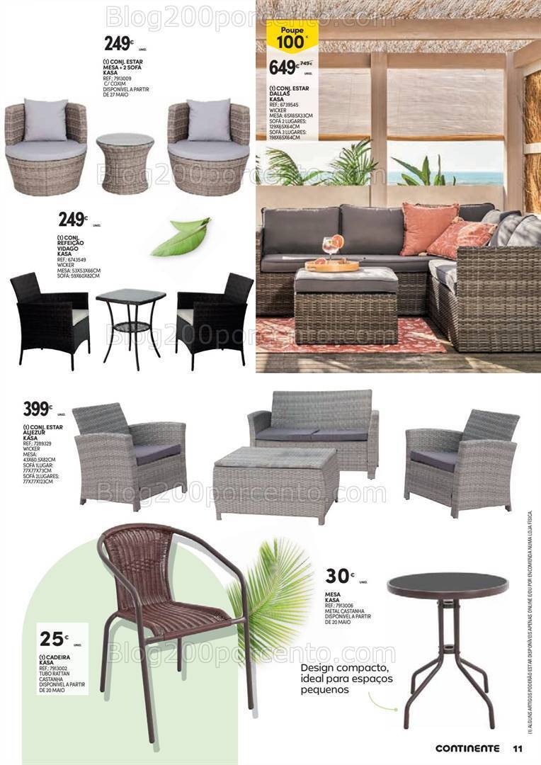 Antevisão Folheto CONTINENTE Ar Livre Promoções de 14 maio a 23 junho