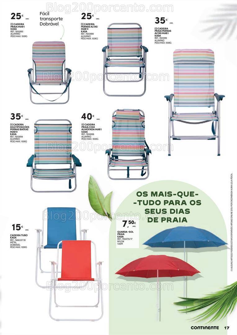 Antevisão Folheto CONTINENTE Ar Livre Promoções de 14 maio a 23 junho