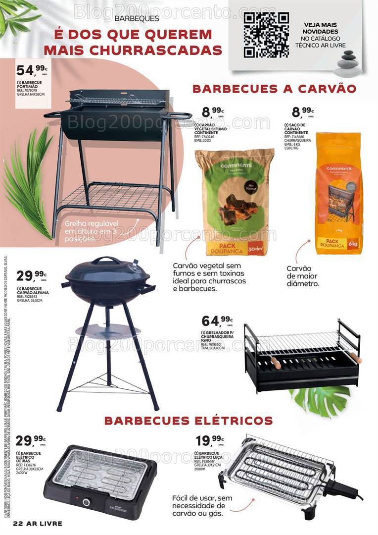 Antevisão Folheto CONTINENTE Ar Livre Promoções de 14 maio a 23 junho