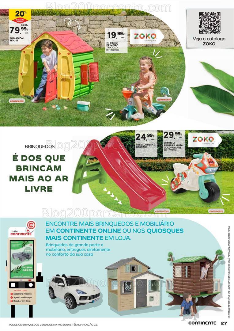 Antevisão Folheto CONTINENTE Ar Livre Promoções de 14 maio a 23 junho