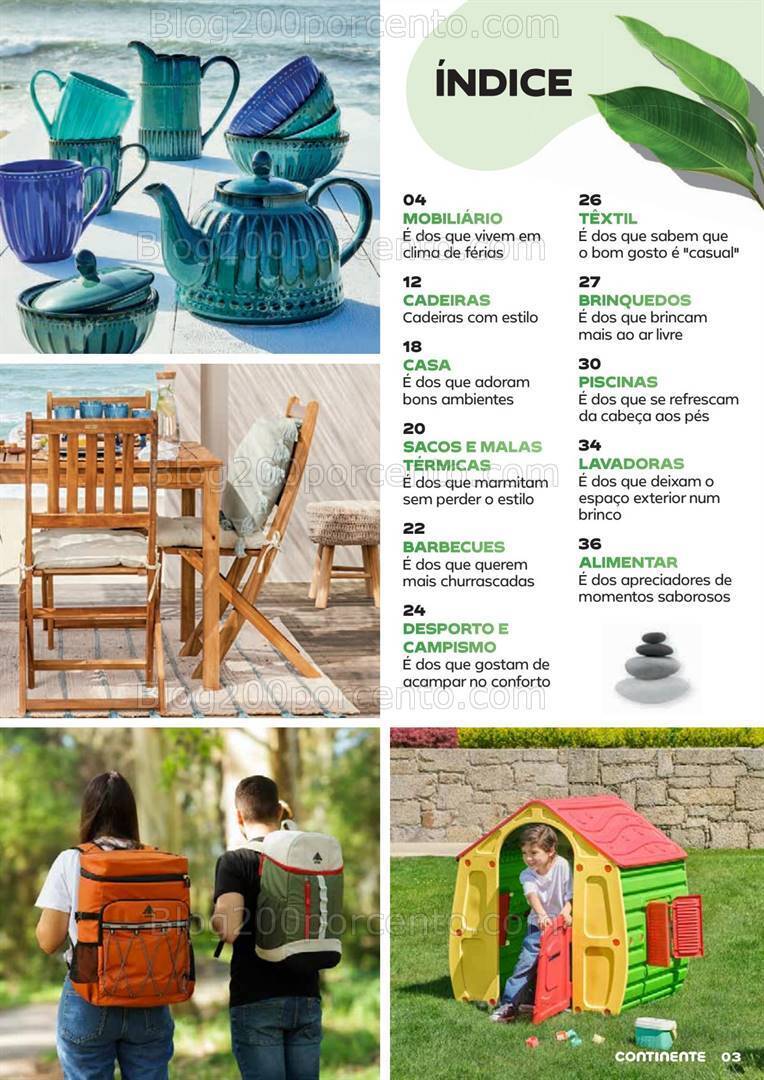 Antevisão Folheto CONTINENTE Ar Livre Promoções de 14 maio a 23 junho