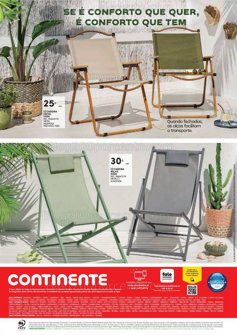 Antevisão Folheto CONTINENTE Ar Livre Promoções de 14 maio a 23 junho