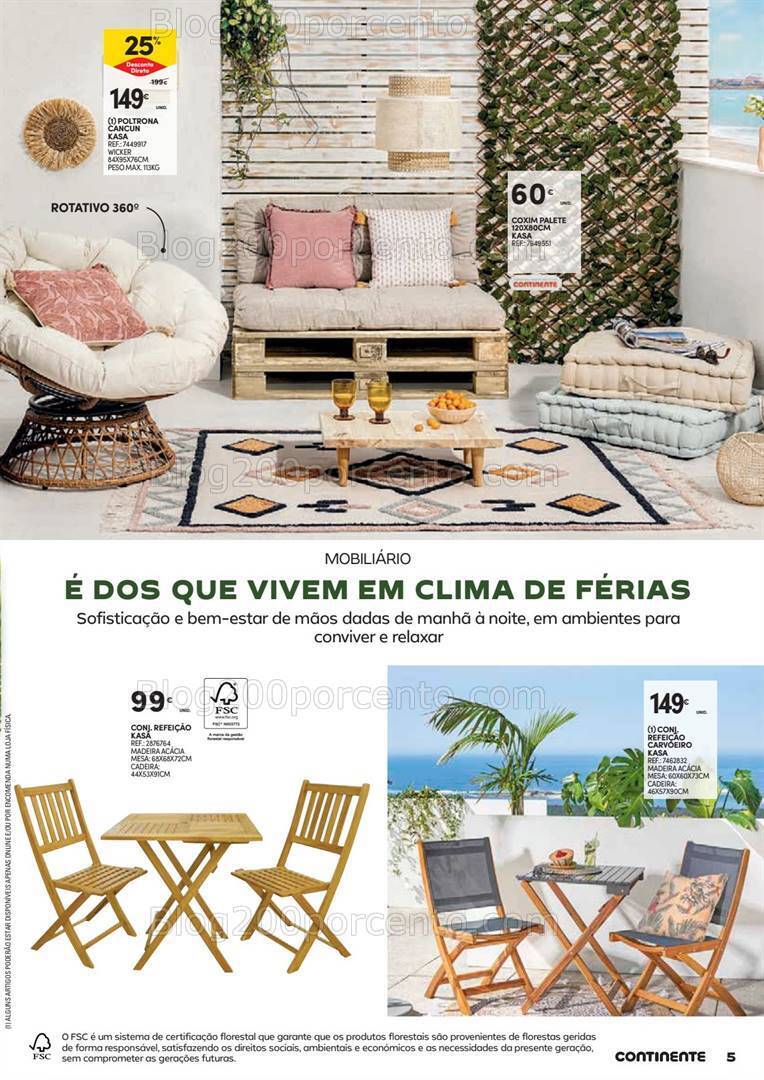 Antevisão Folheto CONTINENTE Ar Livre Promoções de 14 maio a 23 junho